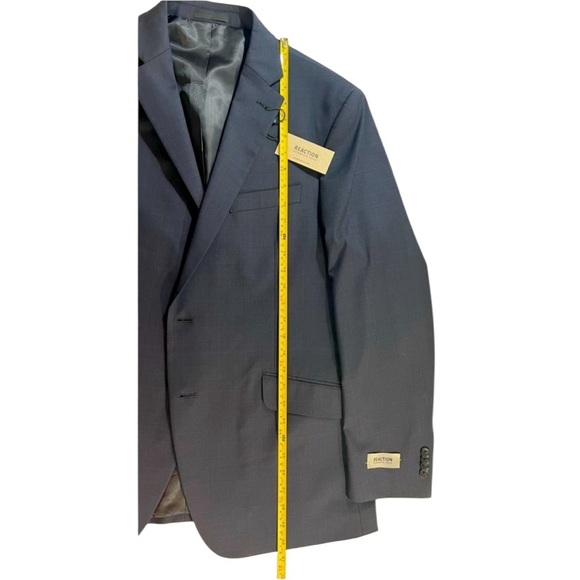 Kenneth Cole REACTION Techni-Cole Stretch Slim Fit Blazer, Navy Blue, 44R, NWT - Picture 11 of 11